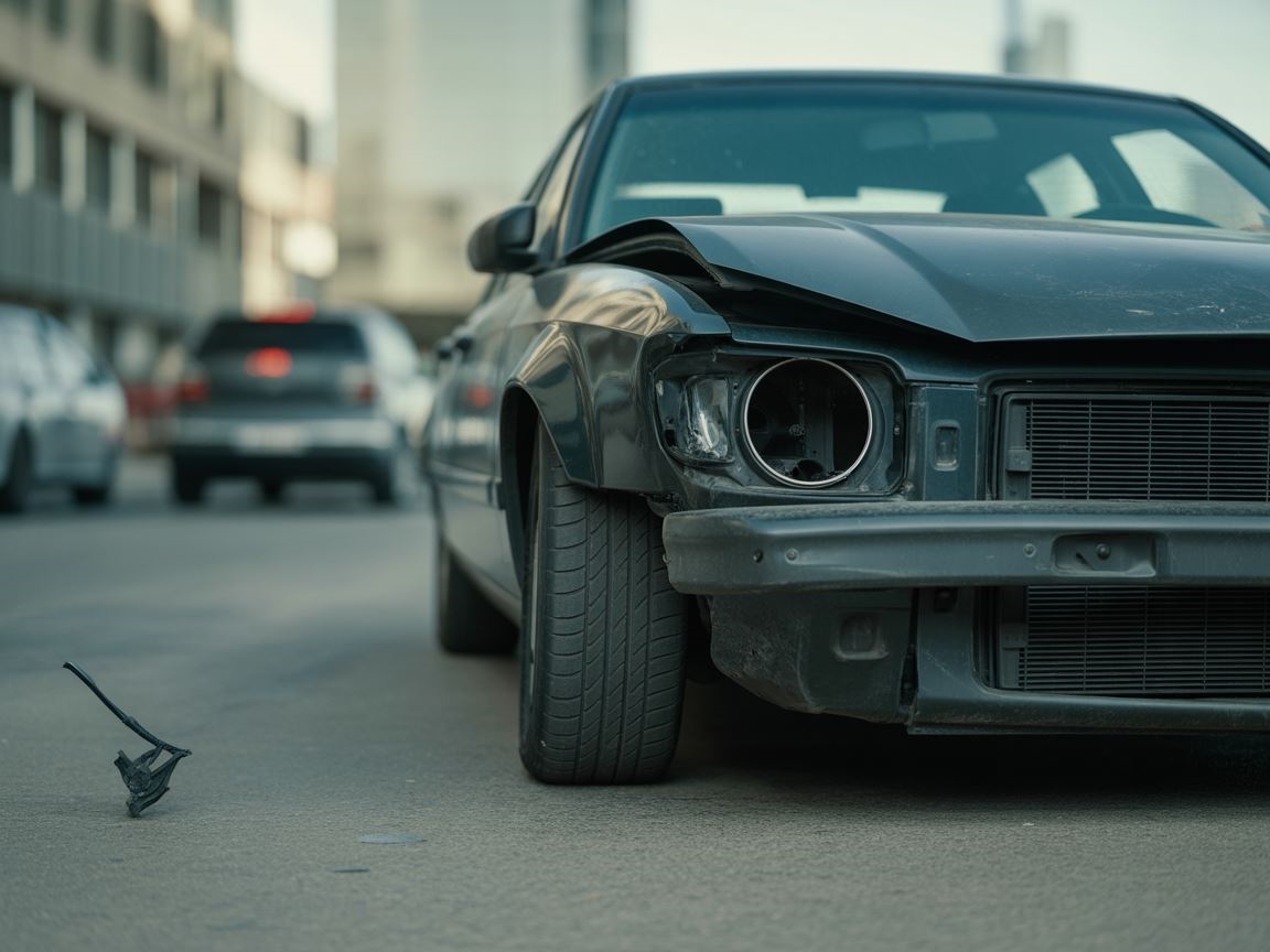 uszkodzony samochód